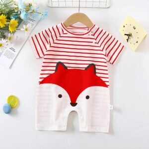 Newborn Cotton Jumpsuit – Soft Breathable Baby Romper